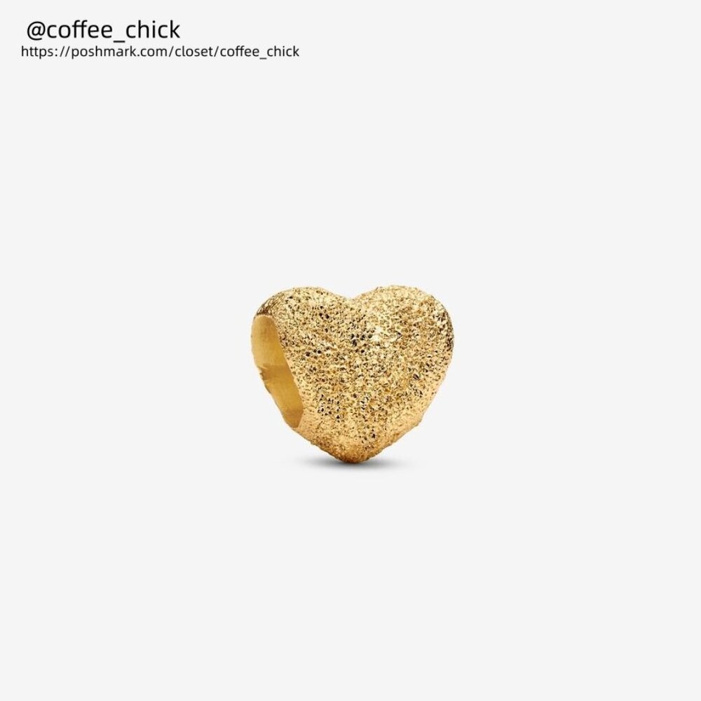 Pandora Textured Heart Mini Charm|Pendant